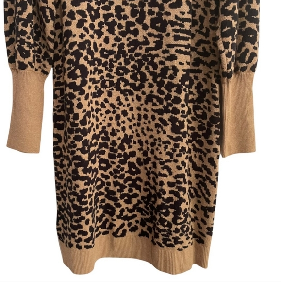 NWT Loft leopard sweater dress size s,xxl - Picture 3 of 4